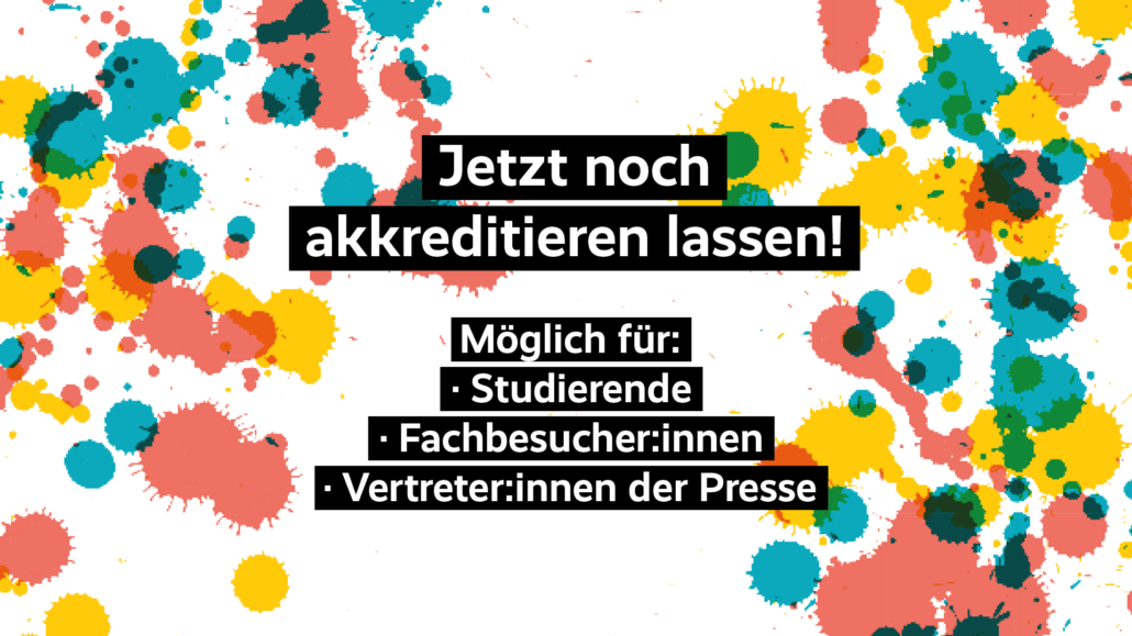 Jetzt noch akkreditieren lassen! Jetzt noch akkreditieren lassen!